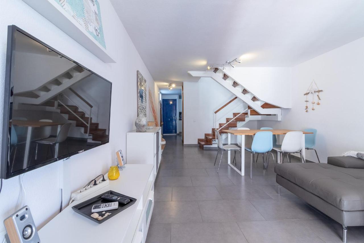 Flatguest Morro Jable * Beach * Terrace * Bbq Bagian luar foto